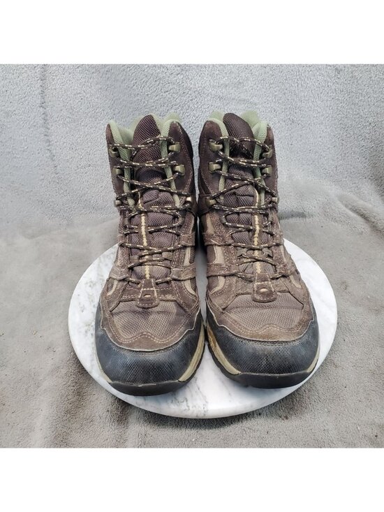 L.L. Bean Shoes Mens Size 10 Brown Leather Trail Model Hiker Boots *Read*